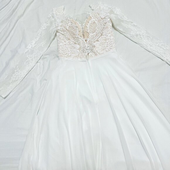 David's wedding bridal dress (size 6) - Picture 6 of 10